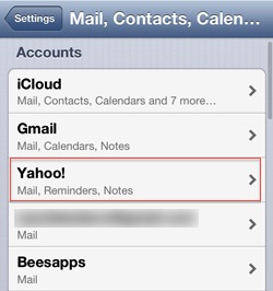 Beesy - sync iOS reminders with Yahoo Task iPad Beesy - sync iOS reminders with Yahoo Task iPad