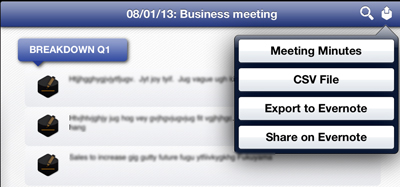 Evernote Trunk référence Beesy application de productivité