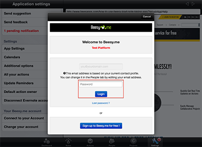 Beesy.me: online project management tool