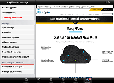 Beesy.me: online project management tool