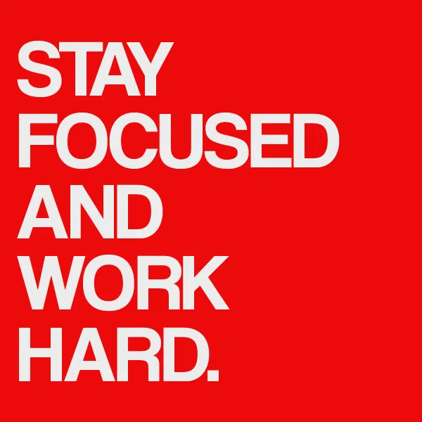 6 Steps To Stay Focused At Work