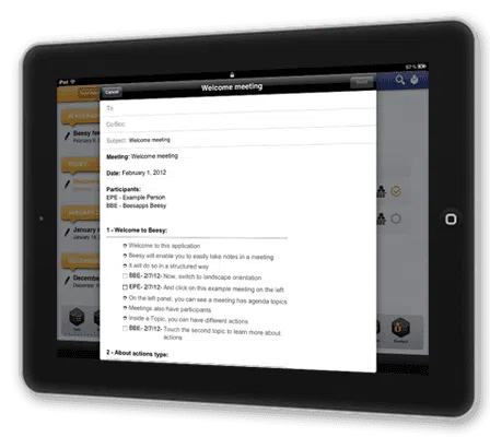 Travailler avec un iPad