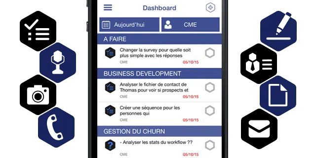 efficace avec l'iPhone pour  la gestion des taches