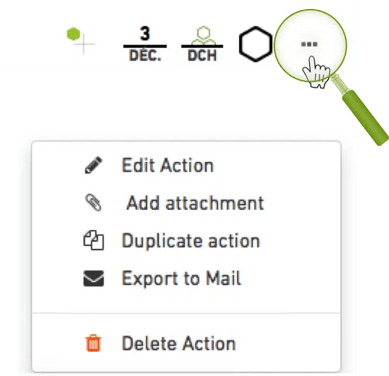 duplicate action - Duplicate action