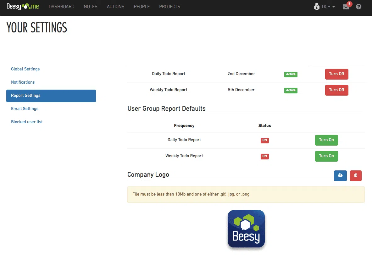 Customize your reports with your company logo Customize your reports with your company logo