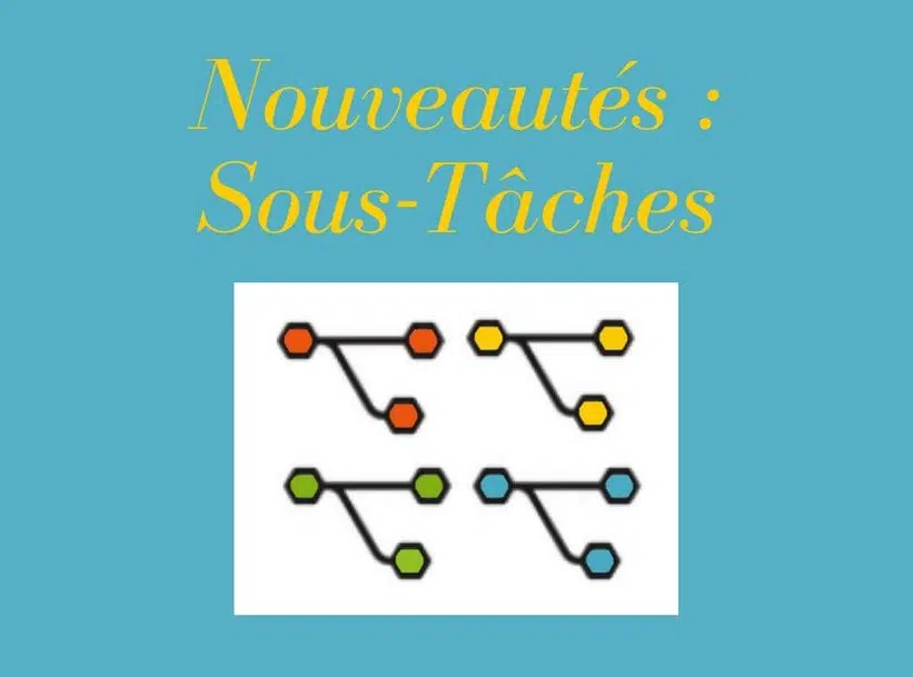 Nouveauté : Sous-tâches
