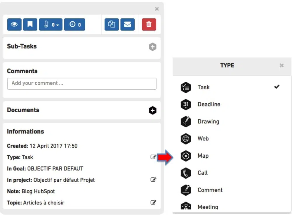 Mail to task