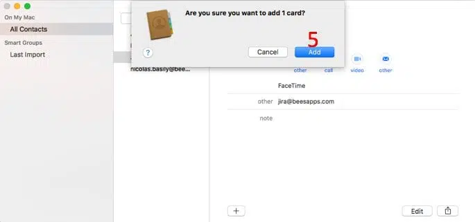 Add contact