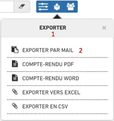 Export to mail