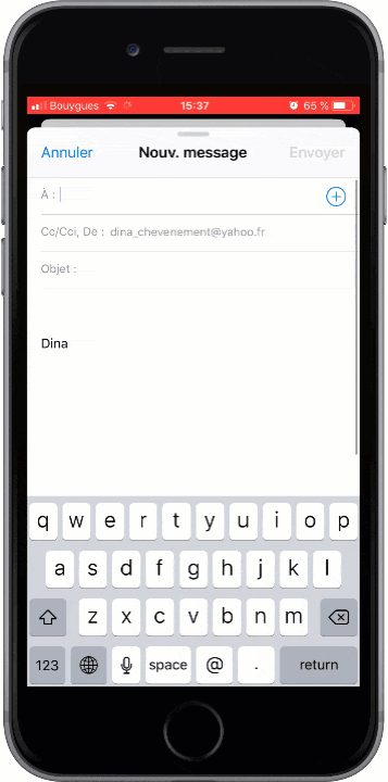 Plan daction de Chloé Iphone 1 -