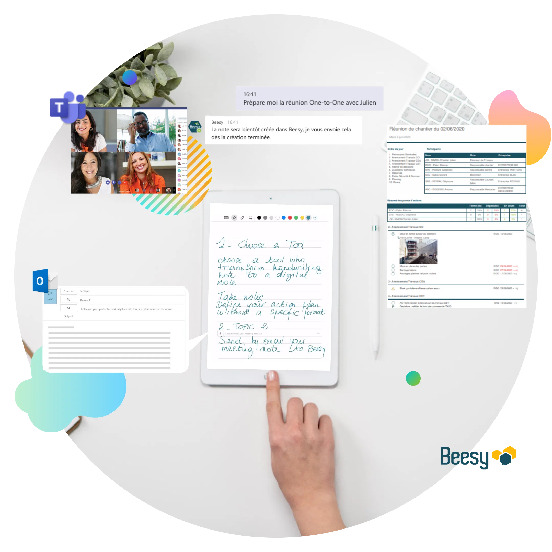 Outil collaboratif Beesy