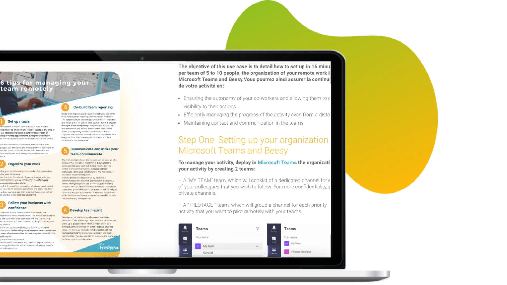 Home Working - 6 tips for managing your activity and your teams remotely
