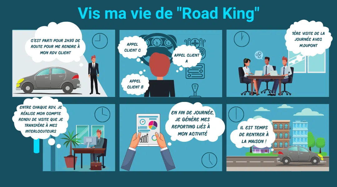 Vis ma vie de road king Gérer son temps en mobilité