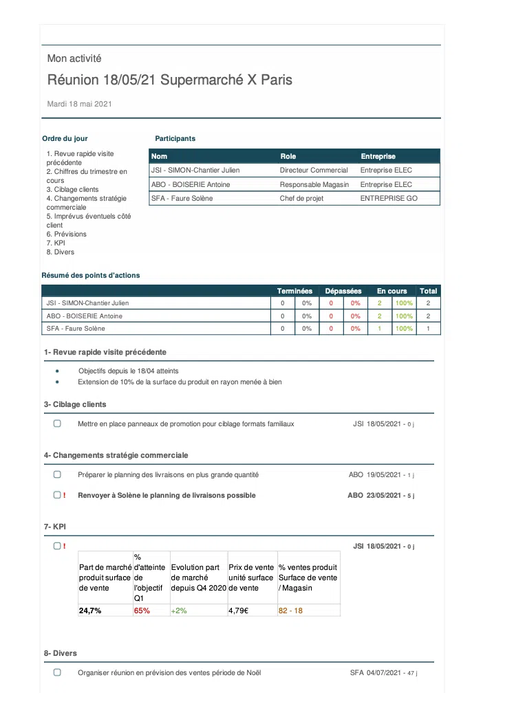 compte rendu réunion clients compte rendu réunion clients