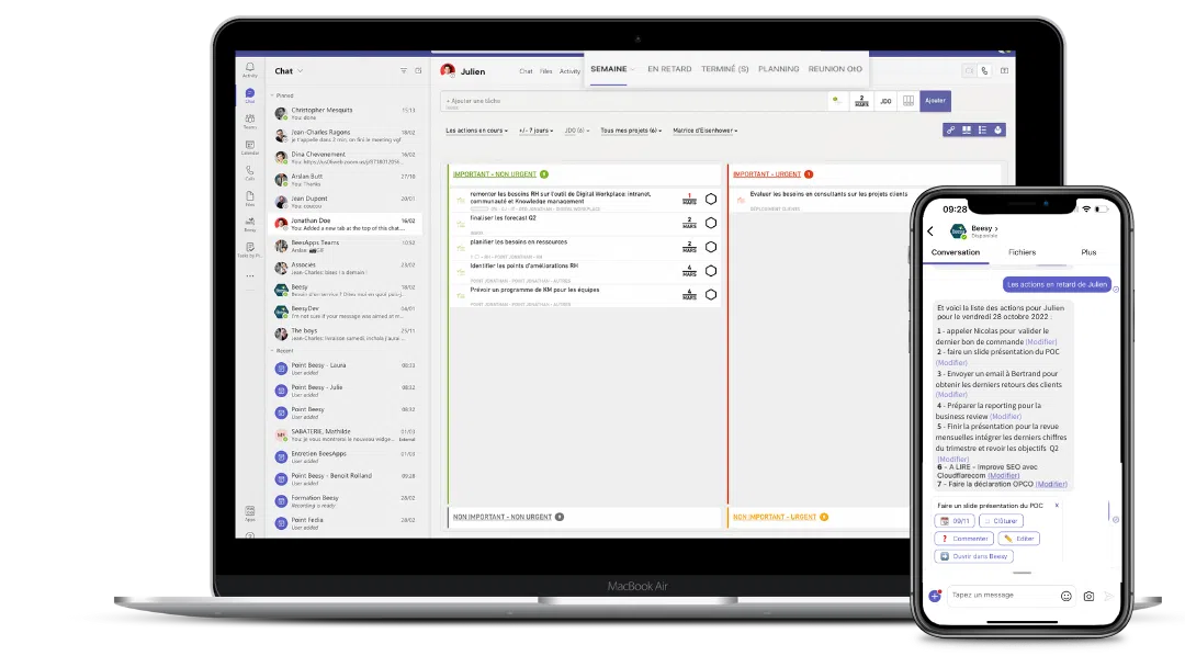 Relance de son équipe - Teams et la gestion de projet