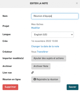Préparer ses réunion 