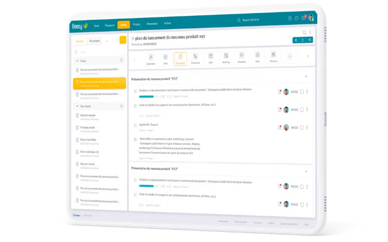 Gestion des notes -