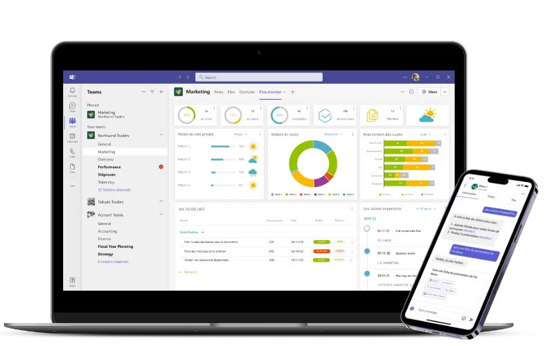 Beesy teams - gestion de projet avec microsoft teams