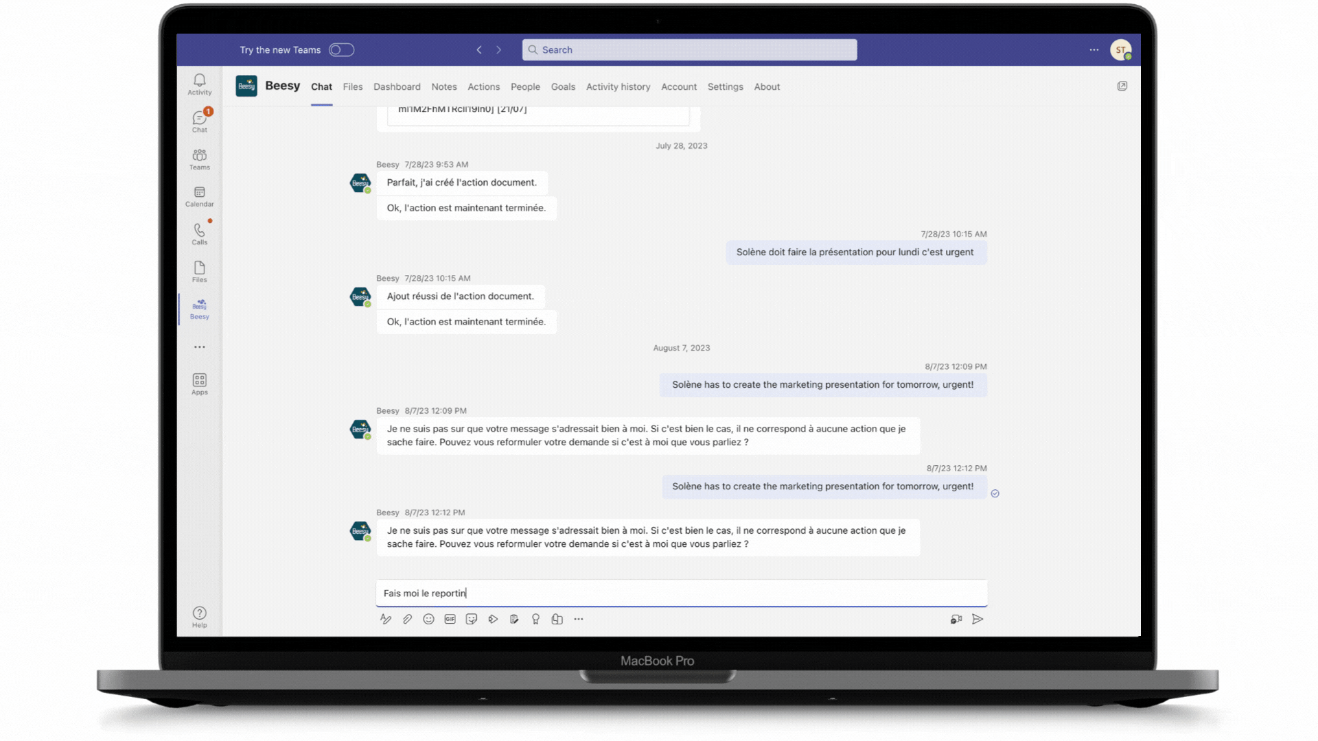 Benchmark concurrents et Intersport 6 - reporting de projet