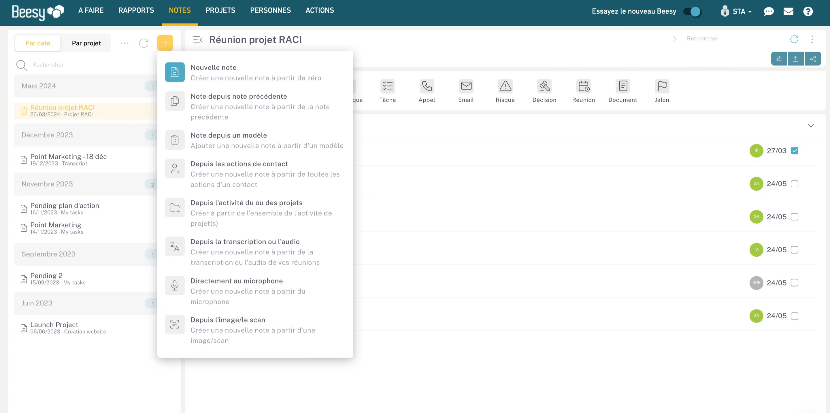 Travailler avec un iPad
